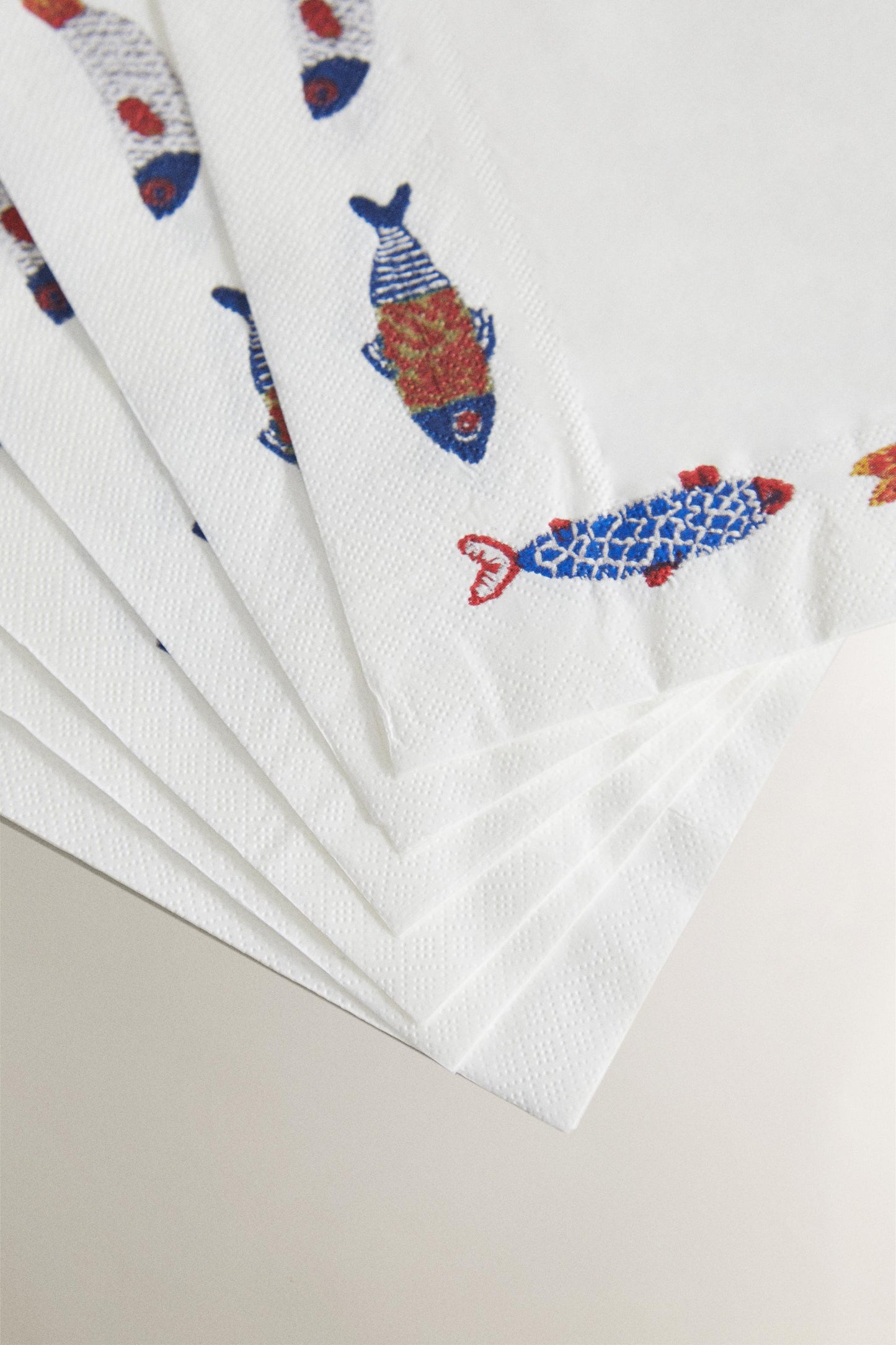 Napkin, paper, 15.8 in, pack 20, fish