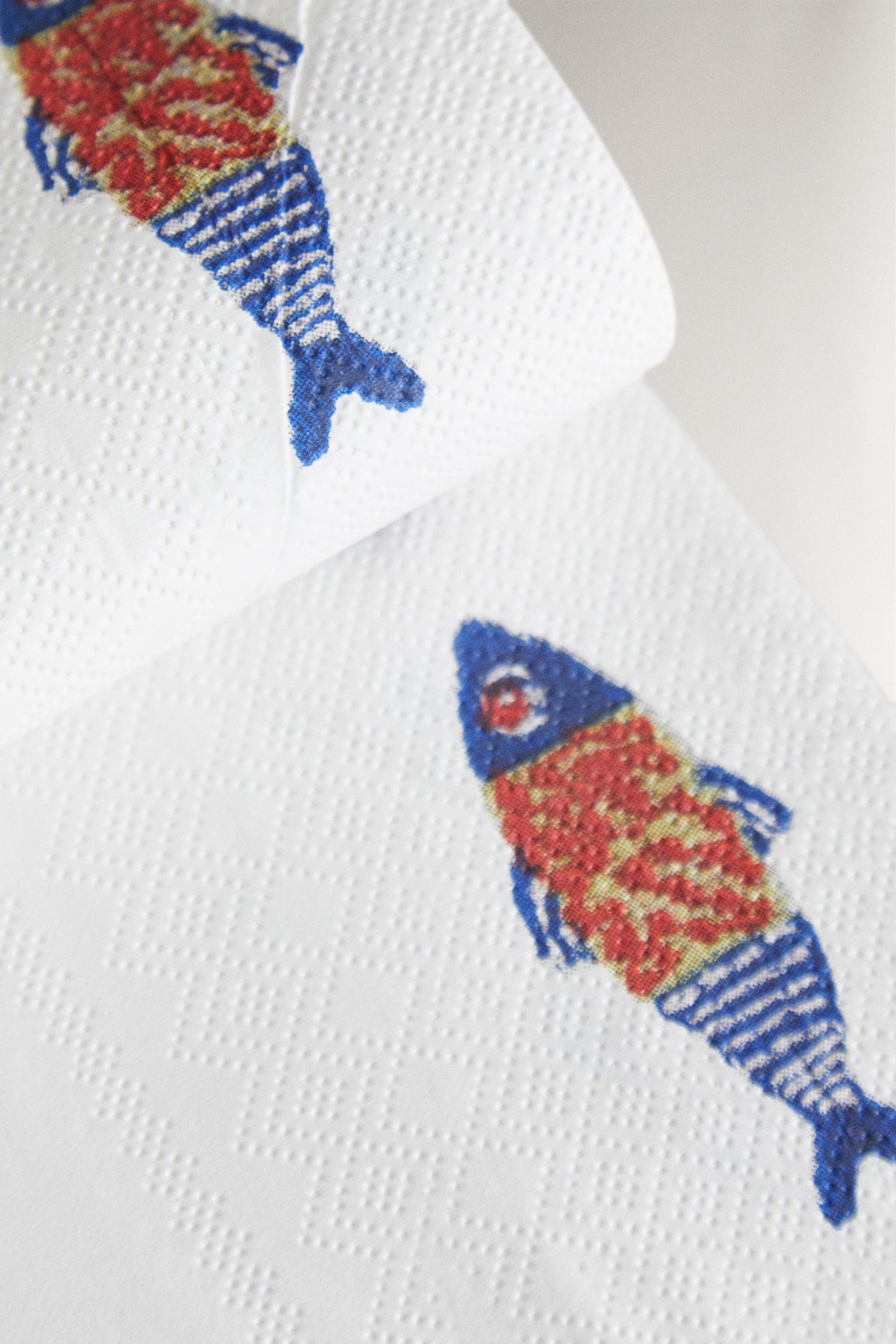 Napkin, paper, 15.8 in, pack 20, fish