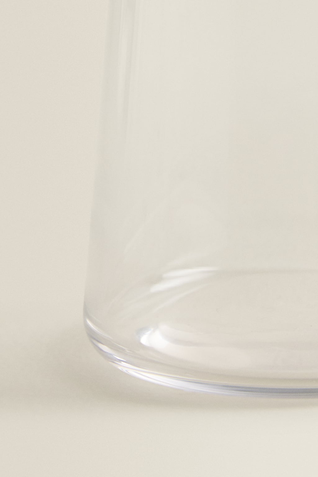 Glassware, tumbler glass, 3.9", cone shape